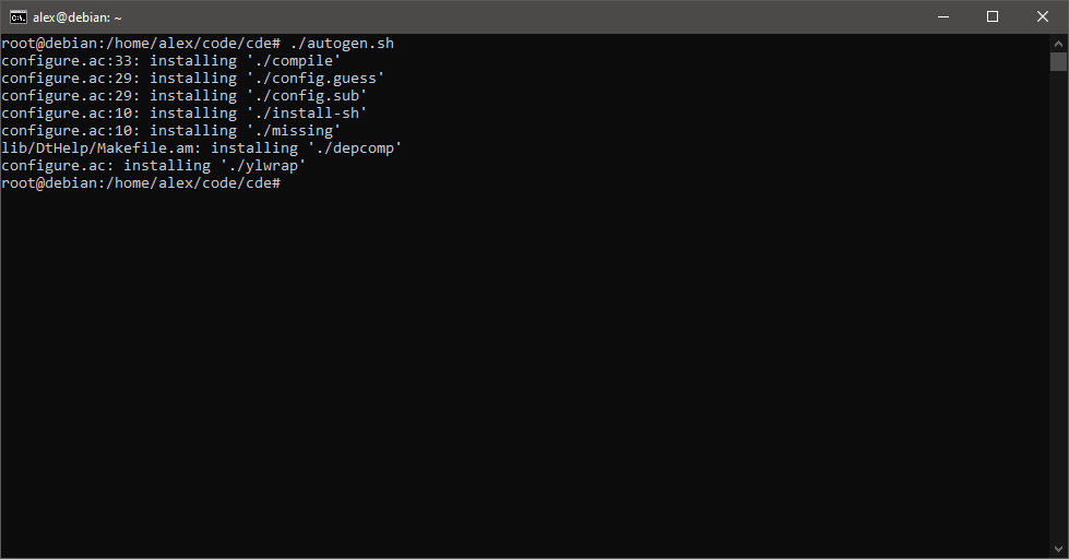 Running './autogen.sh'